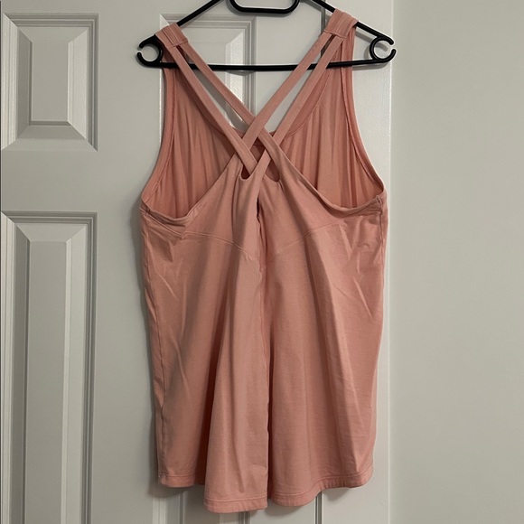 Calia Criss Cross back sleeveless cotton modal tank top size XL pink - Picture 4 of 8